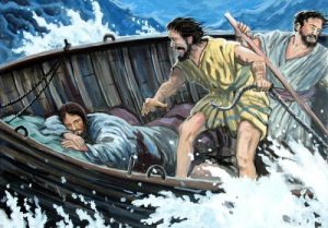 Jesus-sleeping-in-boat-at-peace-in-storm-500x348